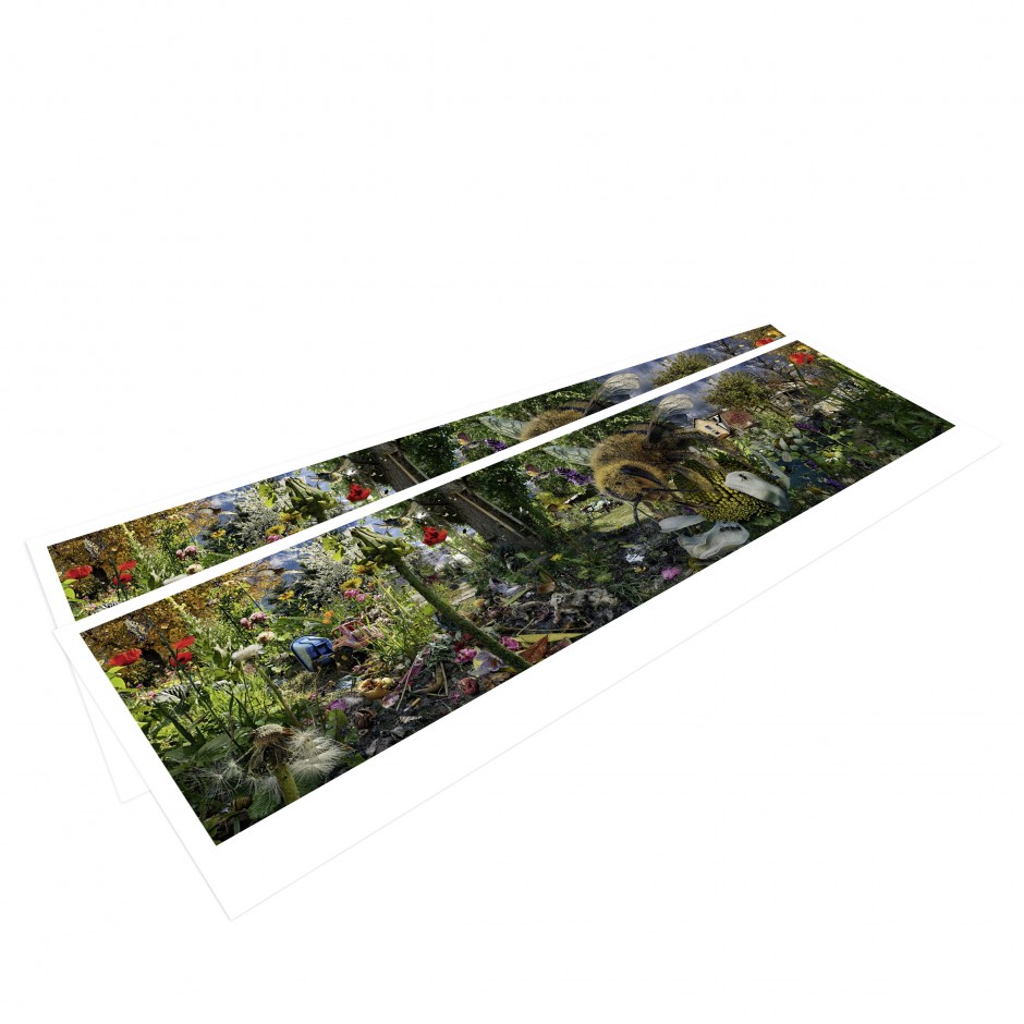 CAROLAS GARTEN – Panoramapostkarte