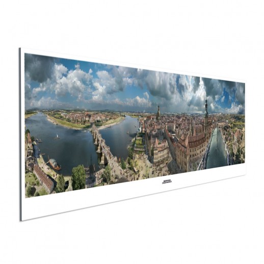DRESDEN IM BAROCK – Panoramaposter