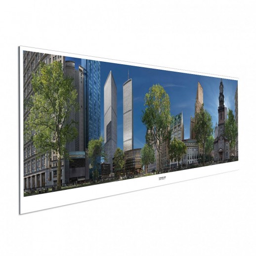 NEW YORK 9/11 – Panoramaposter