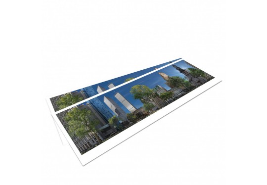 NEW YORK 9/11 – Panoramapostkarte