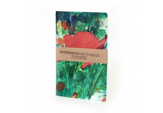 CAROLA'S GARDEN - sketchbook "Red poppy"